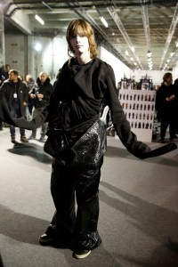 Backstage at Rick Owens Men's Fall 2017