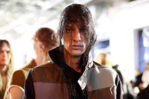 Backstage at Rick Owens Men's Fall 2017
