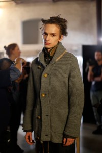Backstage at Sacai Men's Fall 2017