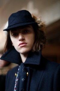 Backstage at Sacai Men's Fall 2017