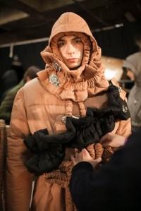 Backstage at Craig Green Men's Fall 2017