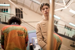Backstage at J.W. Anderson Men's Fall 2017