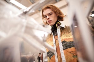 Backstage at J.W. Anderson Men's Fall 2017