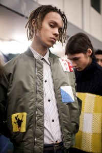 Backstage at J.W. Anderson Men's Fall 2017