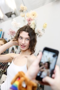 Backstage at Christian Dior Couture Spring 2017