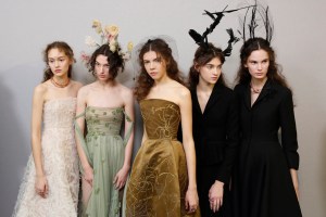 Backstage at Christian Dior Couture Spring 2017