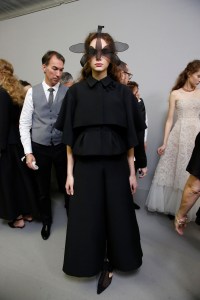 Backstage at Christian Dior Couture Spring 2017