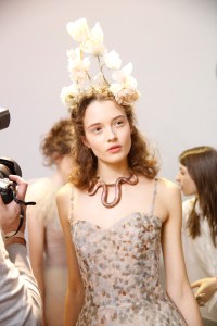 Backstage at Christian Dior Couture Spring 2017