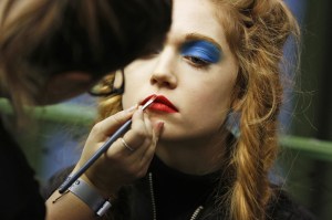 Backstage at Jean Paul Gaultier Couture Spring 2017
