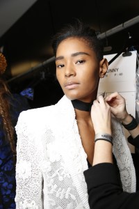 Backstage at Jean Paul Gaultier Couture Spring 2017