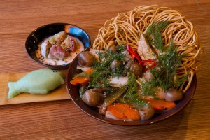 The dragon nest noodle bowl at Ryong.
