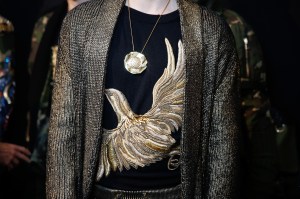 Backstage at Balmain Homme Men's Fall 2017