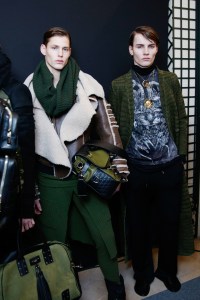 Backstage at Balmain Homme Men's Fall 2017