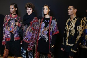 Backstage at Balmain Homme Men's Fall 2017