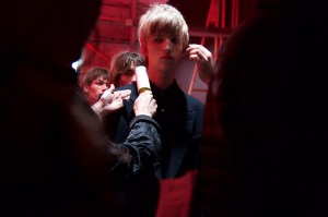 Backstage at Dries Van Noten Men's Fall 2017