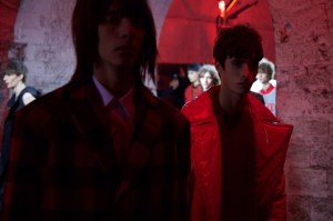 Backstage at Dries Van Noten Men's Fall 2017