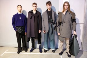 Backstage at Lanvin Men's Fall 2017