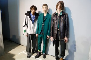 Backstage at Lanvin Men's Fall 2017