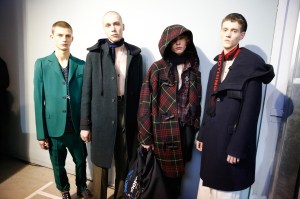 Backstage at Lanvin Men's Fall 2017