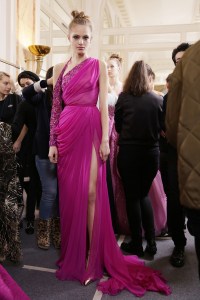 Backstage at Zuhair Murad Couture Spring 2017