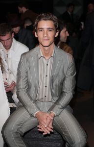 ferragamo show Brenton Thwaites