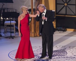 Trump Inauguration Gallery Kellyanne Conway and Donald Trump