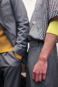 Backstage at Cédric Charlier Men's Fall 2017