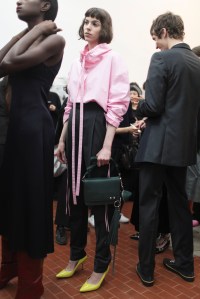 Backstage at Cédric Charlier Men's Fall 2017