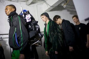 Backstage at Cottweiler Men's Fall 2017