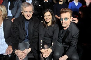 Bernard Arnault, Ali Hewson and Bono