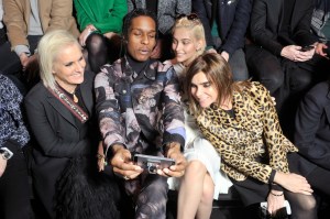 Maria Grazia Chiuri, A$AP Rocky, Paris Jackson and Carine Roitfeld