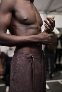 Backstage at Ermenegildo Zegna Men's Fall 2017