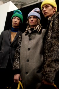 Backstage at Fendi Men's Fall 2017