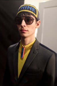 Backstage at Fendi Men's Fall 2017