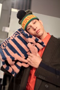 Backstage at Fendi Men's Fall 2017