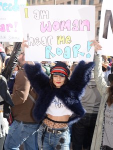 Vanessa Hudgens at Women's March in L.A.