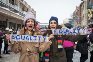 Womens' March on Main at Sundance 2017