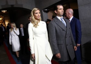 Trump Inauguration Gallery Ivanka Trump and Donald Trump Jr.