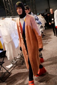 Backstage at Kenzo Men's Fall 2017