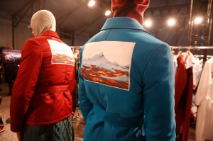 Backstage at Kenzo Men's Fall 2017
