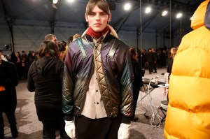 Backstage at Kenzo Men's Fall 2017