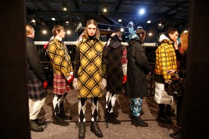 Backstage at Kenzo Men's Fall 2017