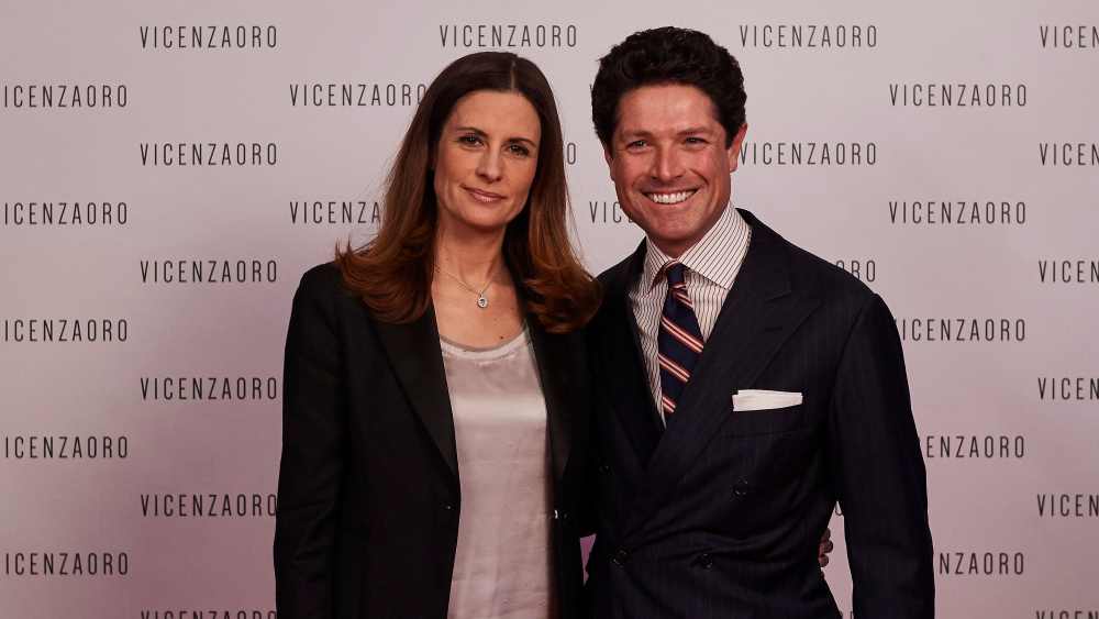 Livia Firth and Matteo Marzotto at VicenzaOro