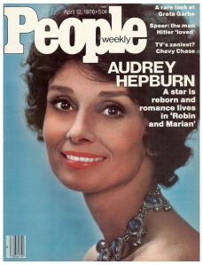 Audrey Hepburn on a 1976 People Magazine Cover by Lord Snowdon.