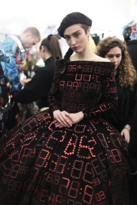 Backstage at Moschino Men's Fall 2017