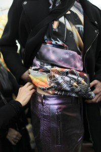 Backstage at Moschino Men's Fall 2017