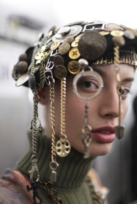 Backstage at Moschino Men's Fall 2017
