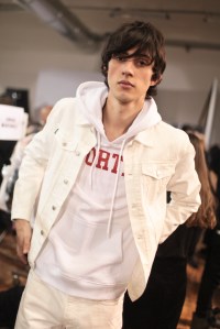 Backstage at MSGM Men's Fall 2017