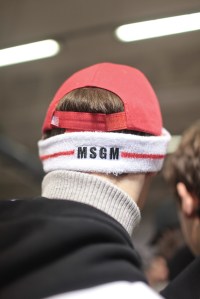 Backstage at MSGM Men's Fall 2017