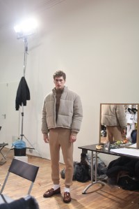 Backstage at MSGM Men's Fall 2017